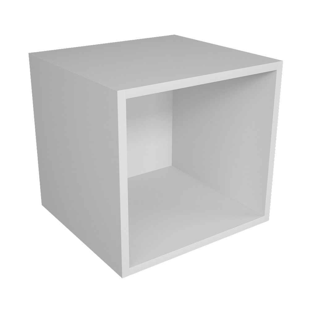 Cubo de Almacenamiento en Melamina Color Blanco Cubo de Almacenamiento en Melamina Blanco