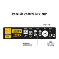 Generador Eléctrico Motor A Gasolina De 7000 W - Pretul
