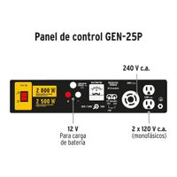 Generador Eléctrico Motor A Gasolina De 2500 W - Pretul