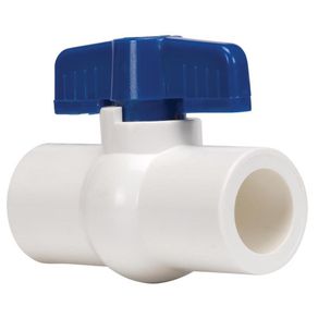 Válvula Tipo Bola Pvc Blanco 3/4 Plg - Mueller
