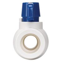 Válvula Tipo Bola Pvc Blanco 3/4 Plg - Mueller