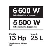 Generador Eléctrico Motor A Gasolina De 5500 W - Pretul
