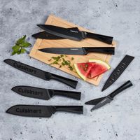 Set De 12 Cuchillos De Acero Inoxidable Negro - Cuisinart