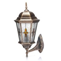 Farol De Pared Exterior Vitral 1 Luz - Z
