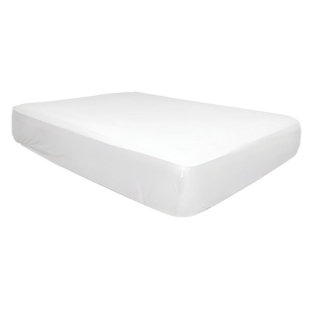 Sábana Cobertora de Microfibra Blanco - Varios Tamaños Matrimonial
