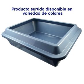 Arenero Para Gato Con Protector 13X37X42 Cm Colores Surtidos