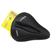 Forro De Asiento Prostático De Gel Para Bicicleta Negro - Lider Bike
