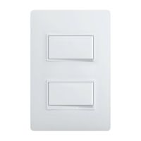 Interruptor Sencillo Doble Blanco - Bticino