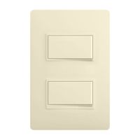 Interruptor Sencillo Doble Marfil - Bticino
