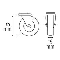 Cama Plástica Para Mecánico De 120 X 47 Cm - Truper