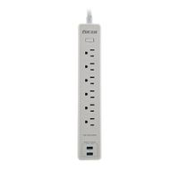 Protector Contra Sobrecorrientes 1540 W 5 Entradas + 2 Usb - Forza