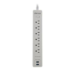 Protector Contra Sobrecorrientes 1540 W 5 Entradas + 2 Usb - Forza
