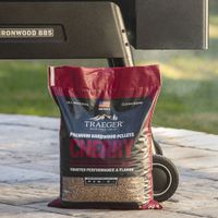 Pellets De Madera Cereza Premium Para BBQ 20 Lb