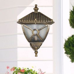Farol De Pared Exterior Triangular 1 Luz - Z