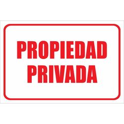Rotulo-De-Pvc-Propiedad-Privada-20X30-Cm---Foto-Metal