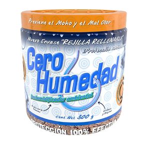 Deshumificador Ambiental Con Rejilla Rellenable 300 G - Cero Humedad