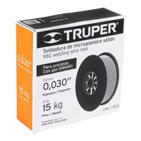 Caja De Microalambre ER70S-6 Para Procesos Con Gas 15 Kg - Truper