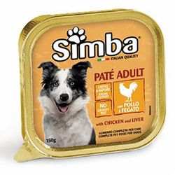 Bandeja De Alimento Para Perro Pate Pollo Hígado 150 G - Simba