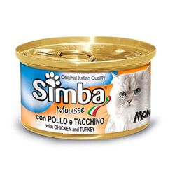 Lata-De-Alimento-Para-Gato-Sabor-Pollo-Y-Pavo-85-G---Simba