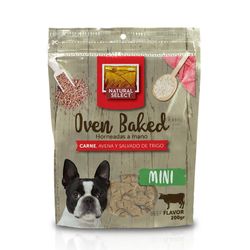 Galletas-Para-Perro-Adulto-Raza-Pequeña-Carne-Y-Avena-200-G---Natural-Select