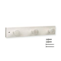 Colgador Fresno Con 3 Ganchos De Madera - Inofix Varios Colores