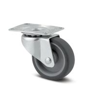 Rodo De Poliuretano Con Base Giratoria Gris 1 1/4 Plg - Tente