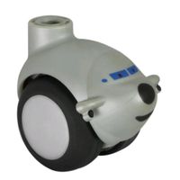 Rodo Giratorio Sin Pin Para Mueble Diseño Avión Gris 50 Mm - Tente