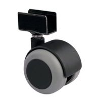 Rodo De Hule Para Mueble Con Base Giratorio Pin Liso - Tente