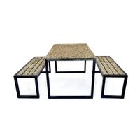 Comedor Exterior para Picnic 3 Pzas - Green Plastic Varios Colores