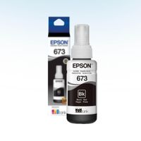 Botella De Tinta Color Negro Para impresora 673 - Epson