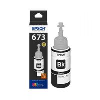 Botella De Tinta Color Negro Para impresora 673 - Epson