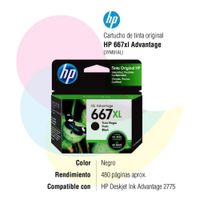 Cartucho-De-Tinta-Negra-Para-Impresora-667-Xl---Hp