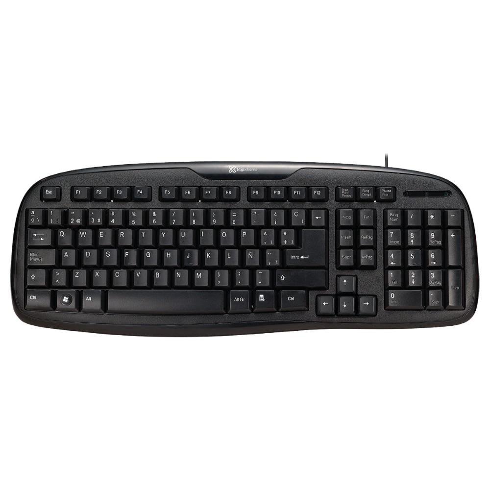 Teclado Alámbrico Color Negro Teclado Alámbrico Negro