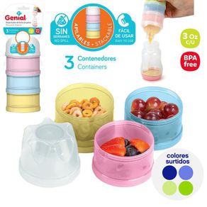 Dispensador De Leche En Polvo Colores Surtidos - Genial