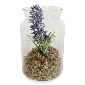 Maceta Con Flor Morada - Viva