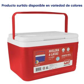 Hielera Tipo Lonchera 4.7 L Colores Surtidos - Nyc