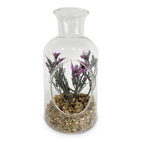 Florero Botella Con Flor - Viva