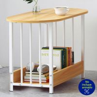 Mesa Auxiliar Blanca 60X29X52 Cm