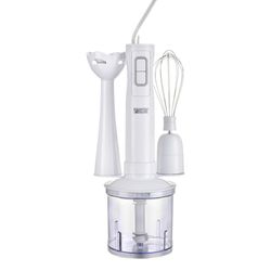 Batidora De Inmersión 3 En 1 Blanca 1000 Ml - Rosthal