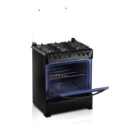 Estufa A Gas Con Horno 6 Hornillas 30 Plg - Indurama