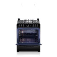 Estufa A Gas Con Horno 6 Hornillas 30 Plg - Indurama