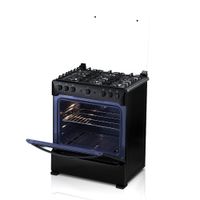 Estufa A Gas Con Horno 6 Hornillas 30 Plg - Indurama