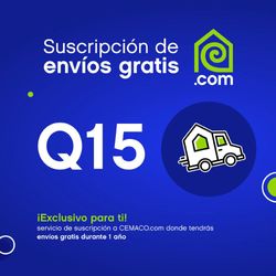 Membresía de Envío Gratis por 1 Año Dentro de la Ciudad de Guatemala