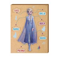 Rompecabezas Partes Del Cuerpo Elsa 12 Pzas - Disney