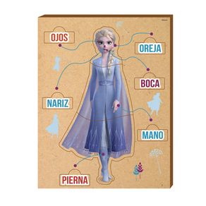 Rompecabezas Partes Del Cuerpo Elsa 12 Pzas - Disney
