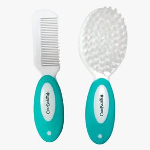 Set De Cepillo Y Peine Para Cabello Azul - Cutebabies