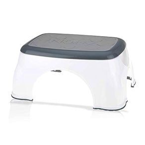 Banco Básico Plástico Blanco Con Gris - Nuby
