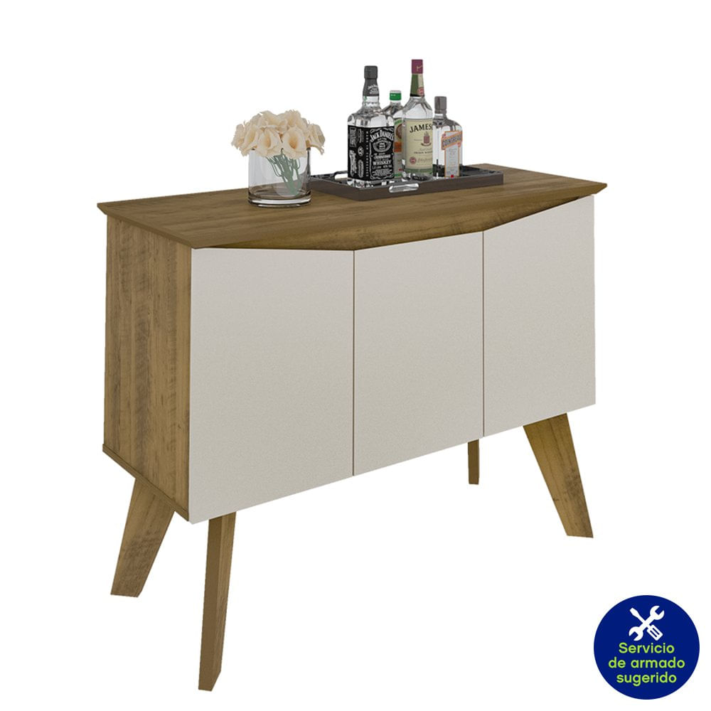 Bufetera 110 x 42 x 80 cm Color Blanco Natural