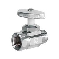 Llave Recta De Latón Cromado - Foset