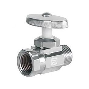 Llave Recta De Latón Cromado - Foset